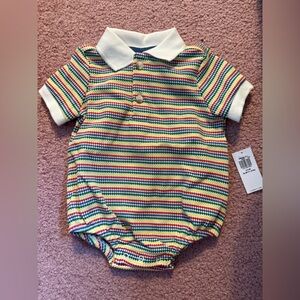 Old Navy Multicolor Striped Bodysuit